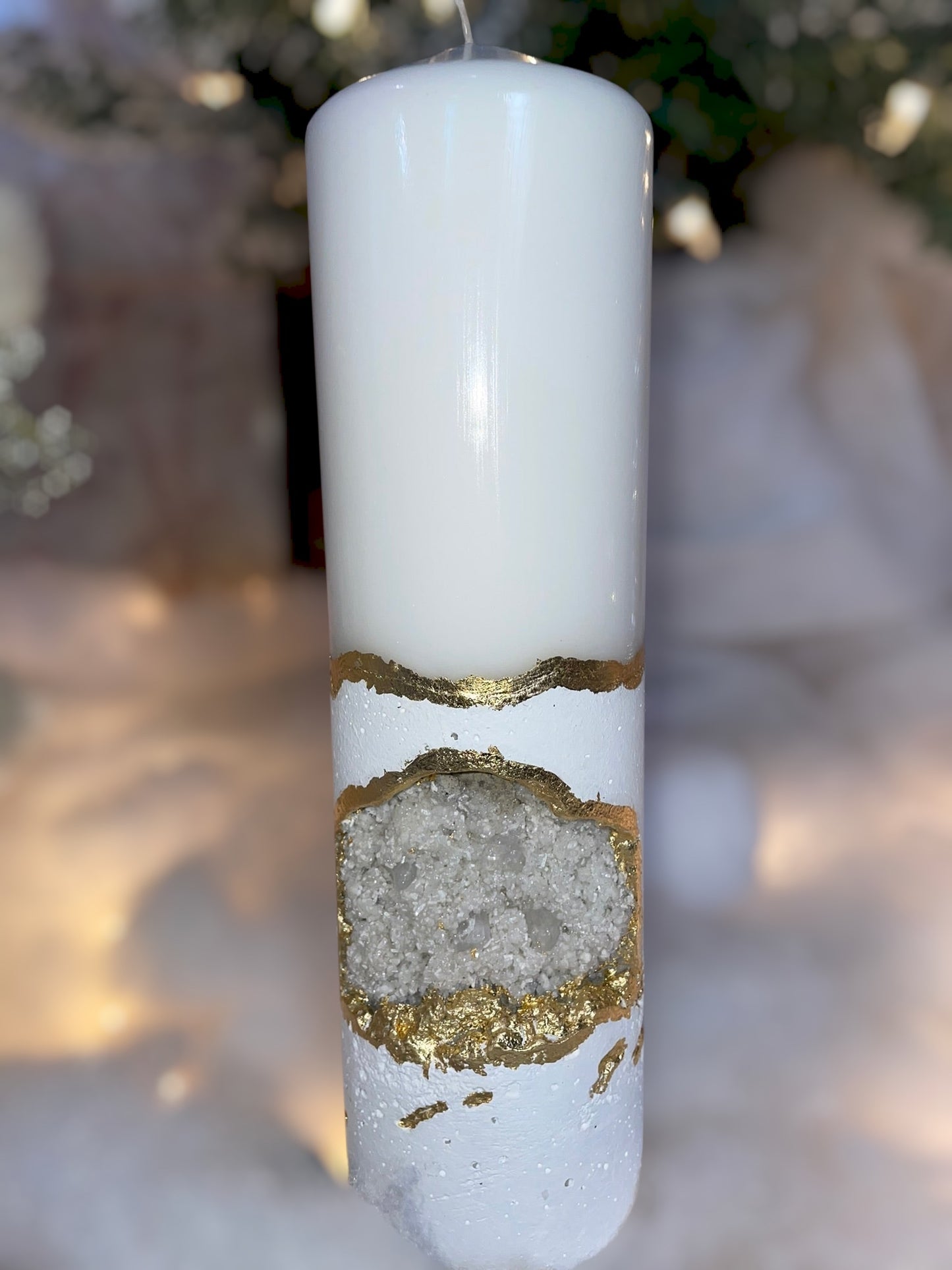 Trío de cristales blancos